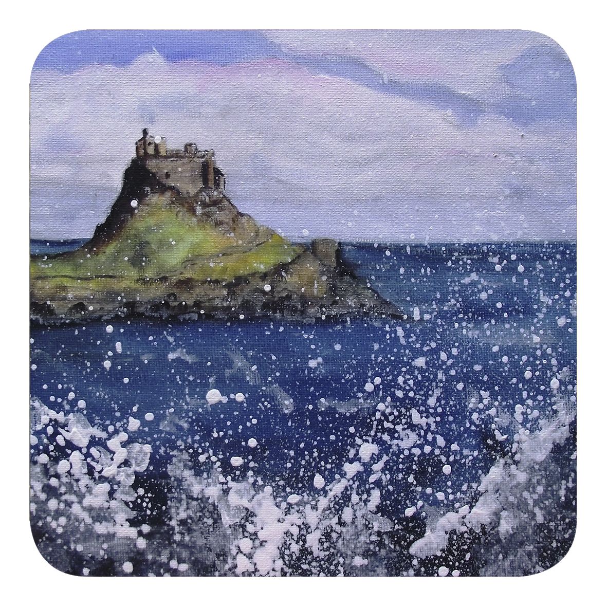 Holy Island Fridge Magnet