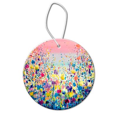 Flowers Blue Hanging Pendant Decoration
