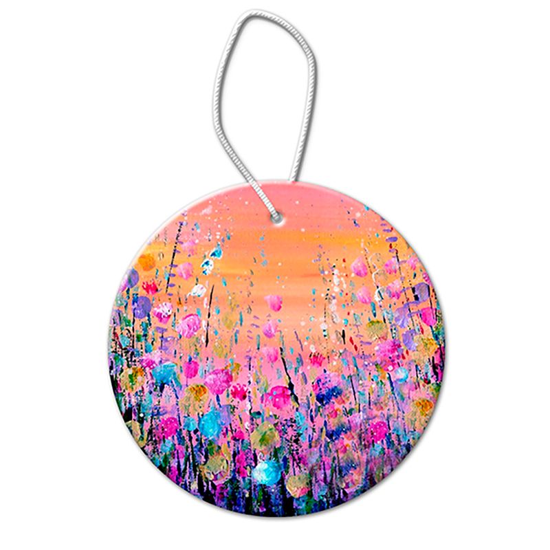 Flowers Orange Hanging Pendant Decoration