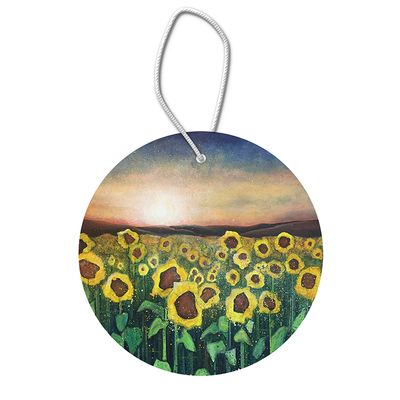 Sunflowers at Sunset Hanging Pendant Decoration