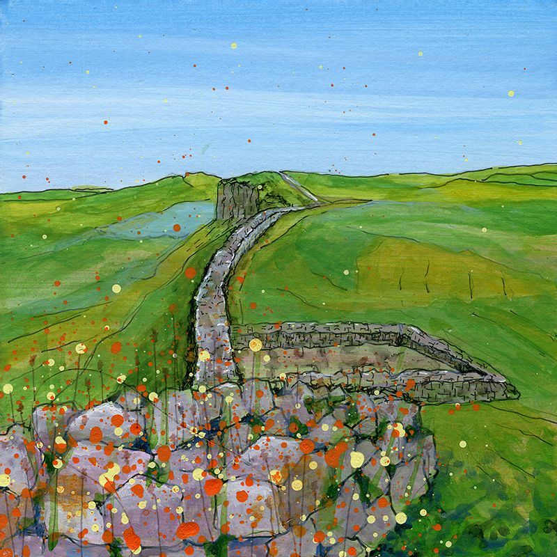 Hadrian's Wall Canvas Print