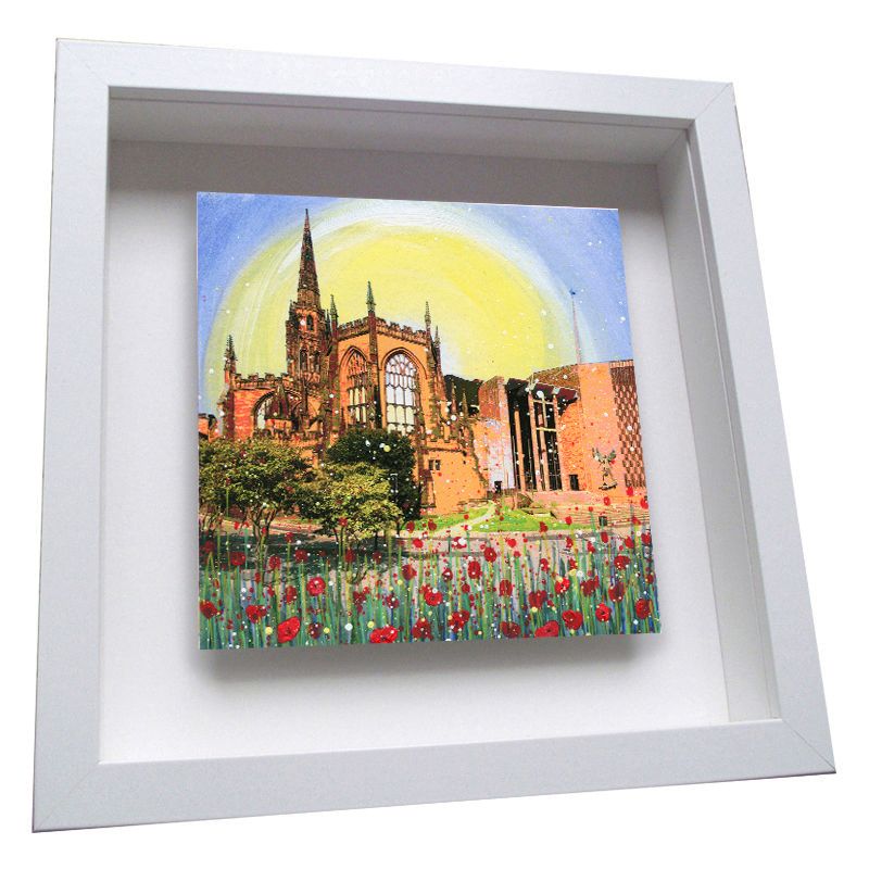 Coventry Cathedral Framed Ceramic Tile