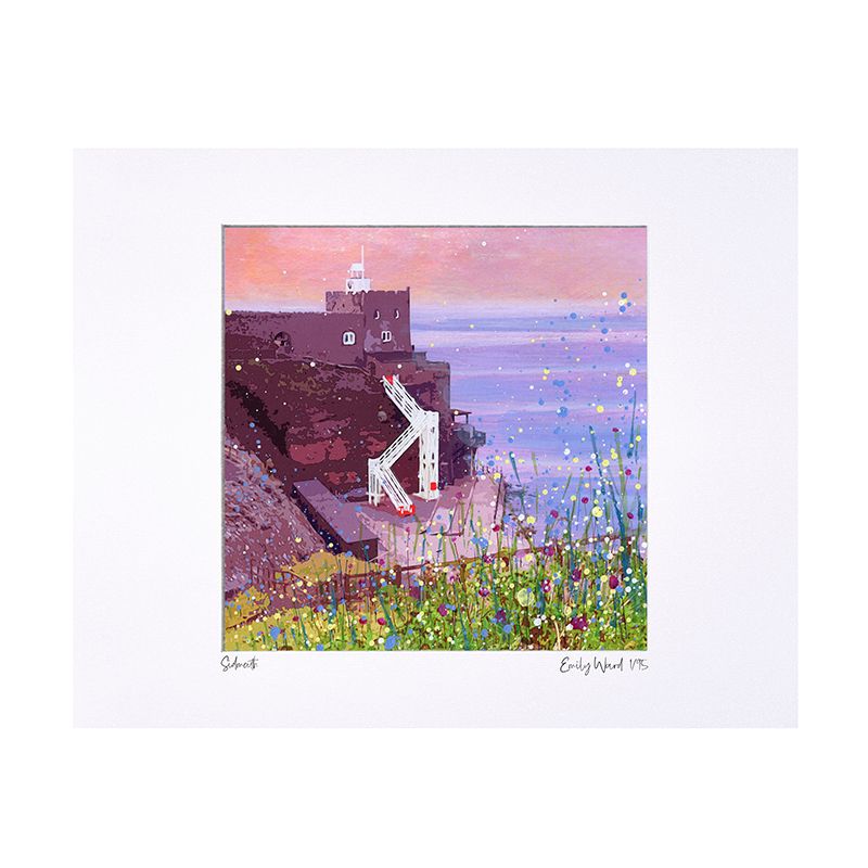 Jacob's Ladder, Sidmouth, Limited Edition Print