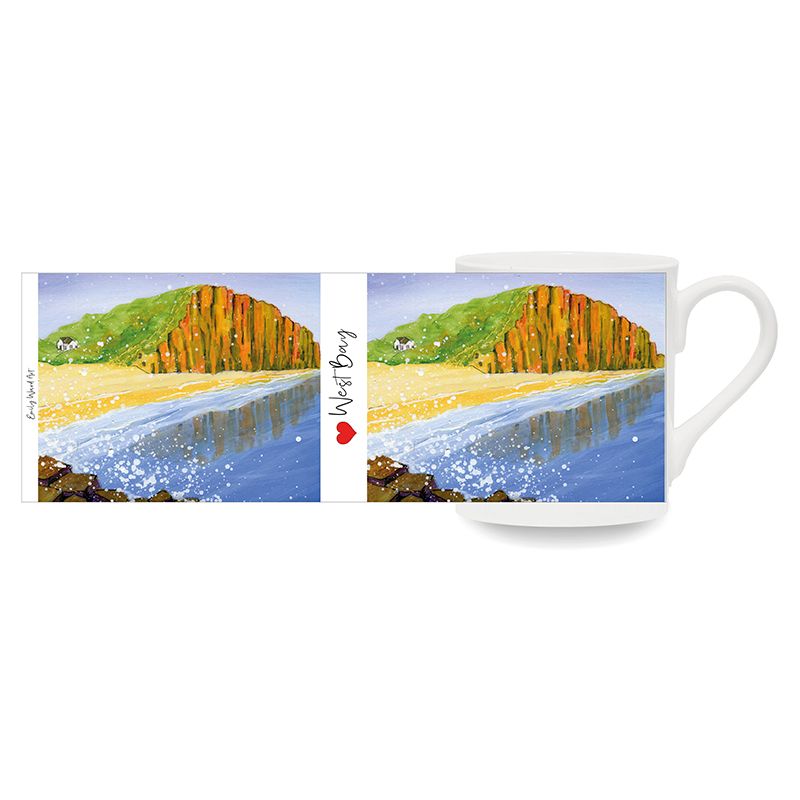West Bay, Dorset Bone China Cup