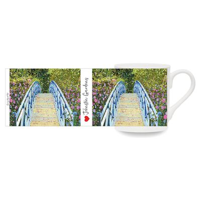 The Blue Bridge at Johnston Gardens Bone China Cup