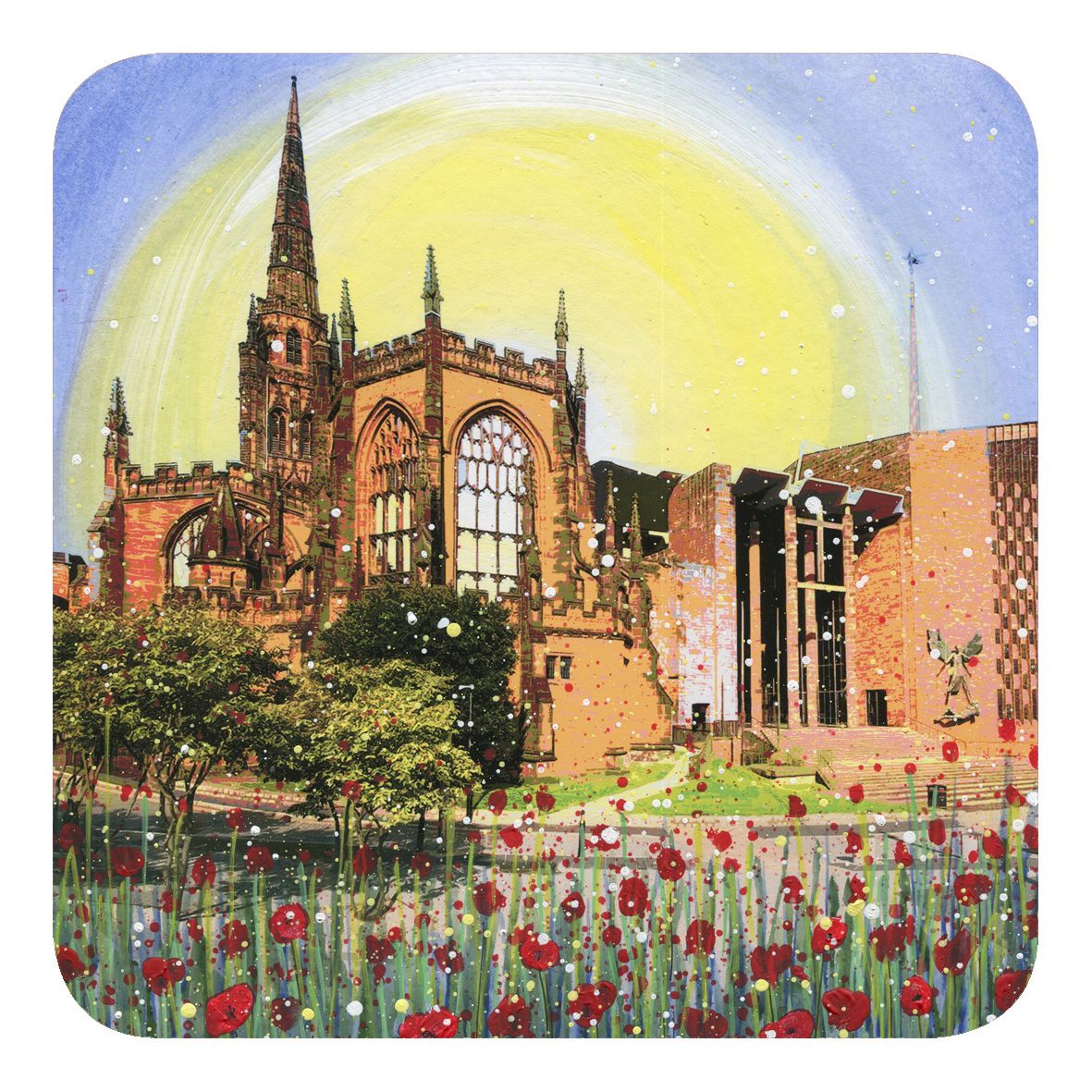 Coventry Cathedral Coaster