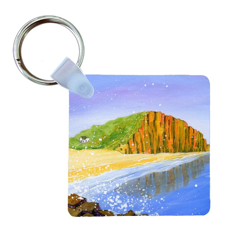 West Bay, Dorset Keyring