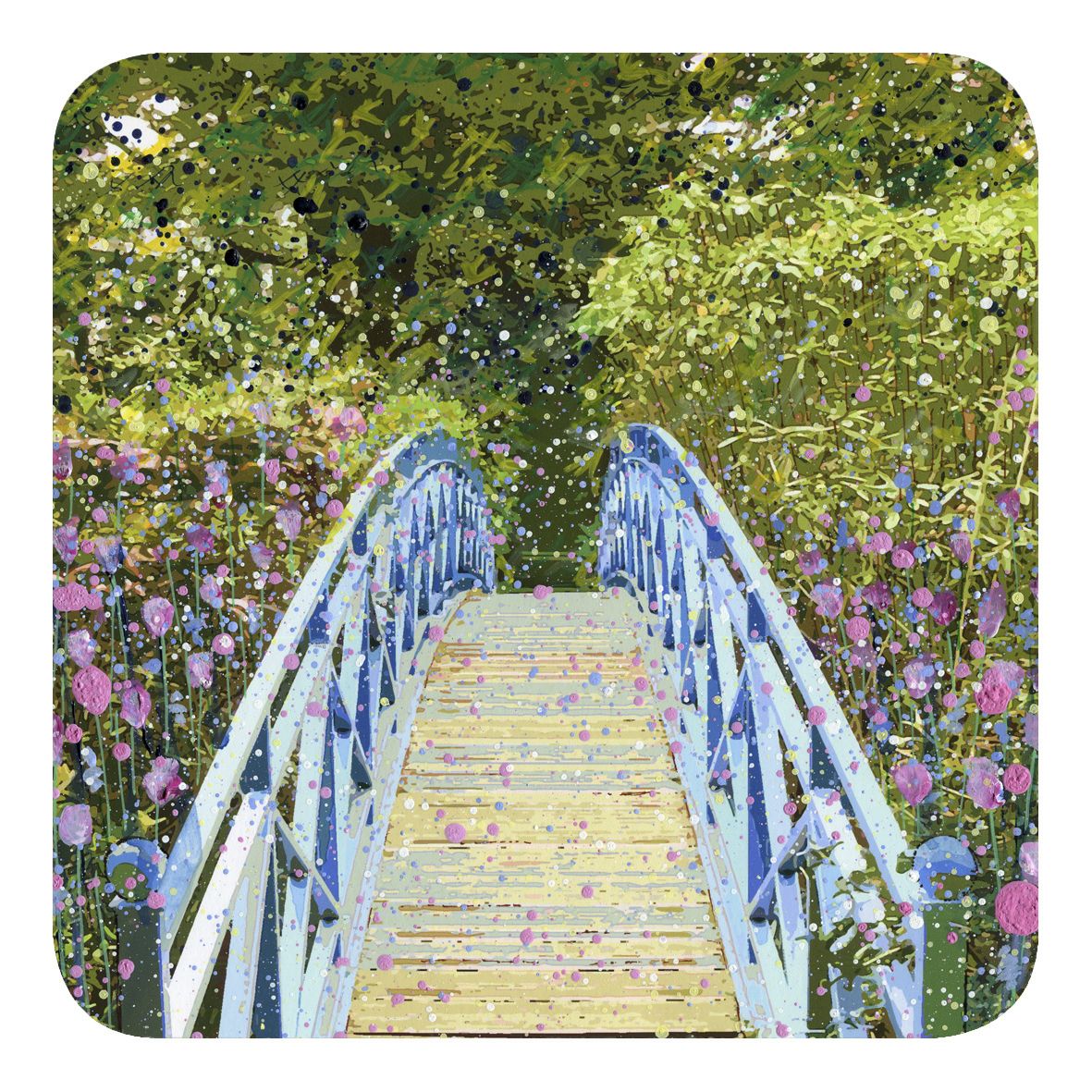 The Blue Bridge at Johnston Gardens Magnet
