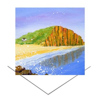 West Bay, Dorset Greeting Card
