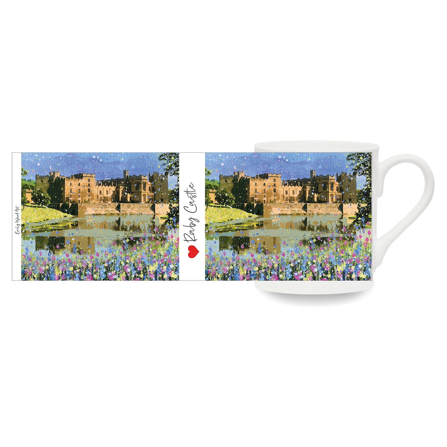 Raby Castle Bone China Cup