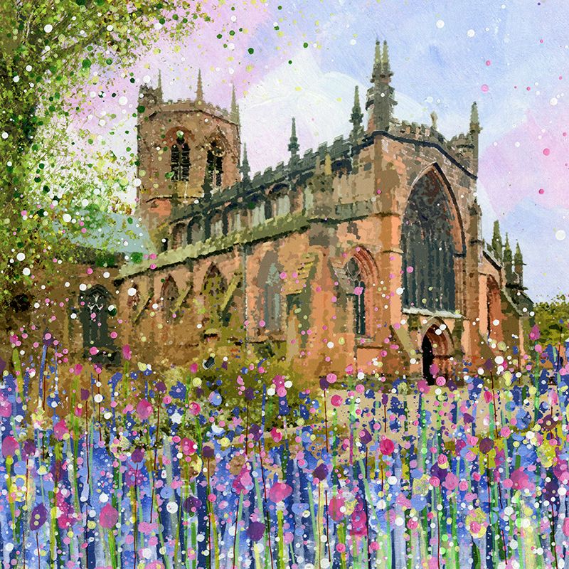 St Mary's Church, Nantwich Canvas Print