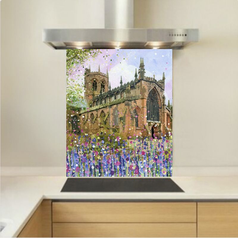 Art - Glass Kitchen Splashback - St Mary's Church, Nantwich