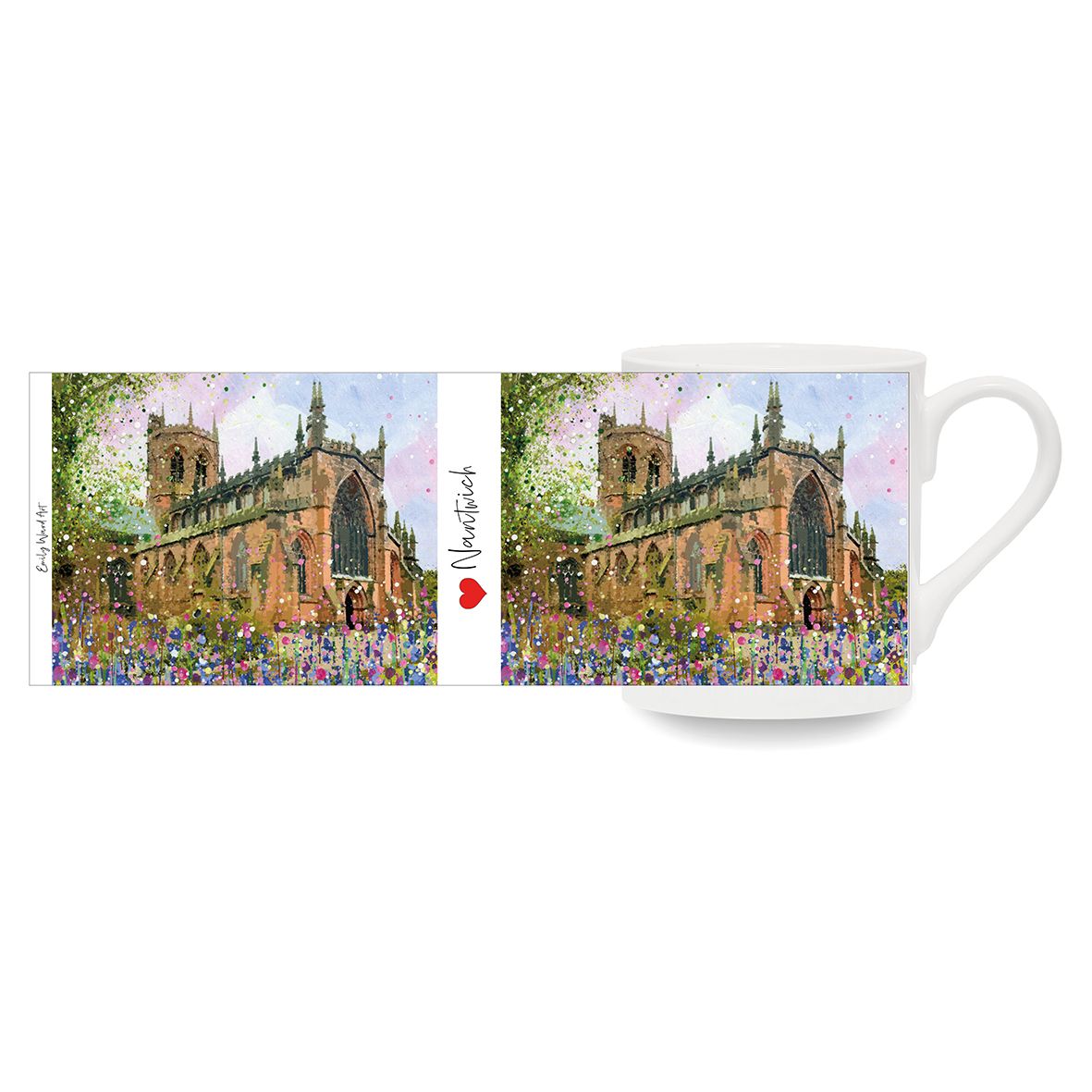 St Mary's Church, Nantwich Bone China Cup