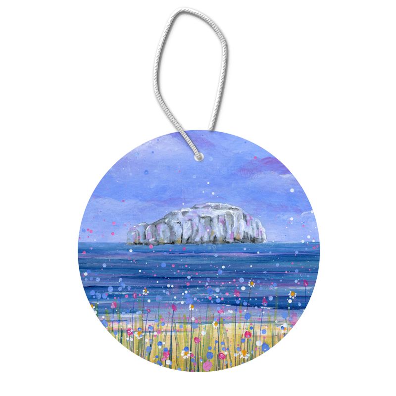 Bass Rock, Firth of Forth Hanging Pendant Decoration