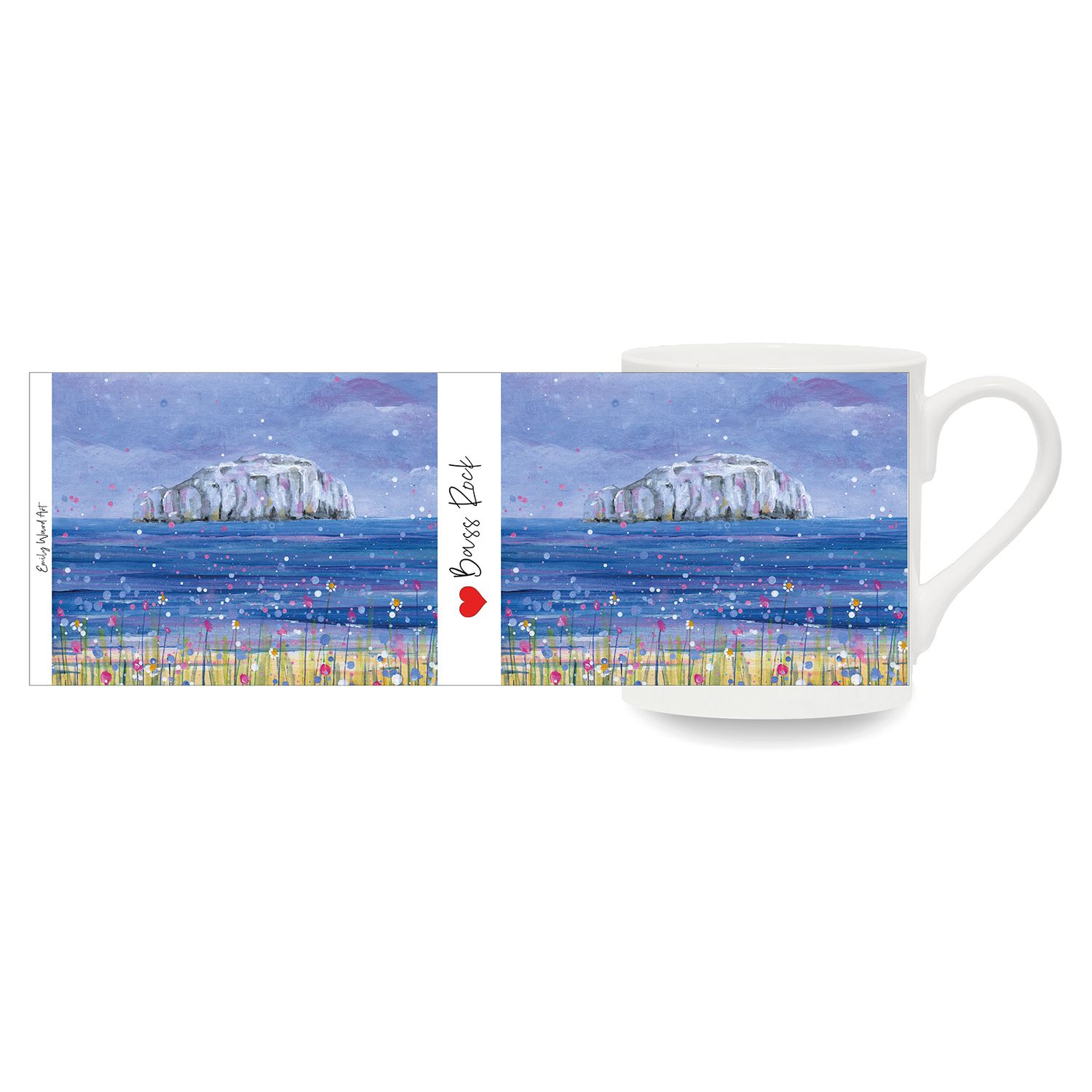 Bass Rock, Firth of Forth Bone China Cup