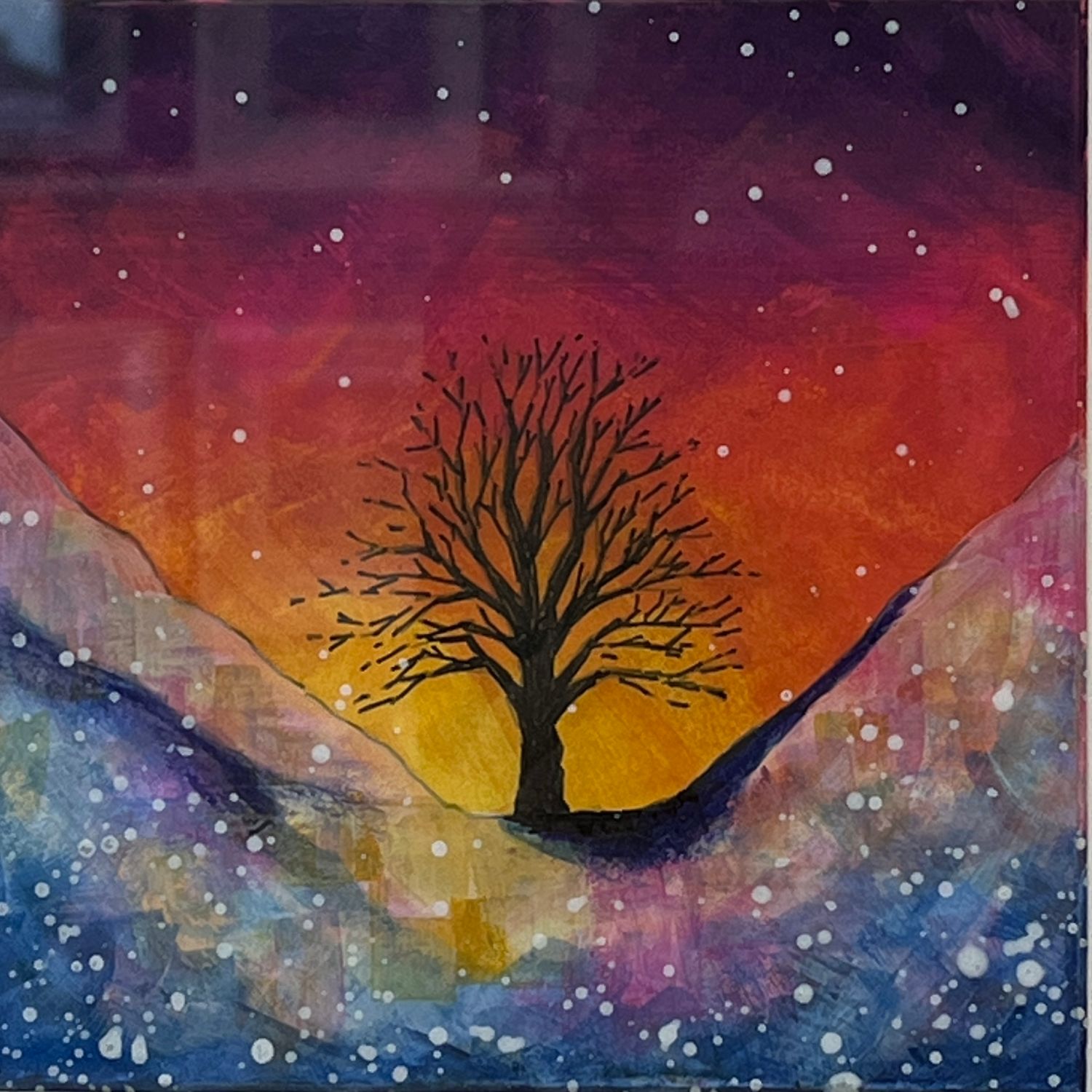 Sycamore Gap Night Skies Original Painting