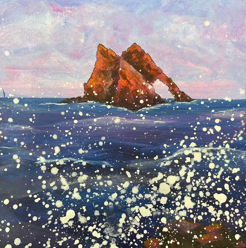 Bow Fiddle Rock Original Painting