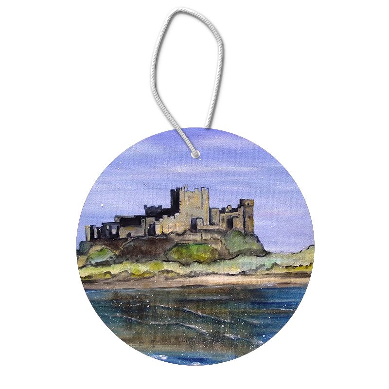 Bamburgh Castle  Hanging Pendant Decoration