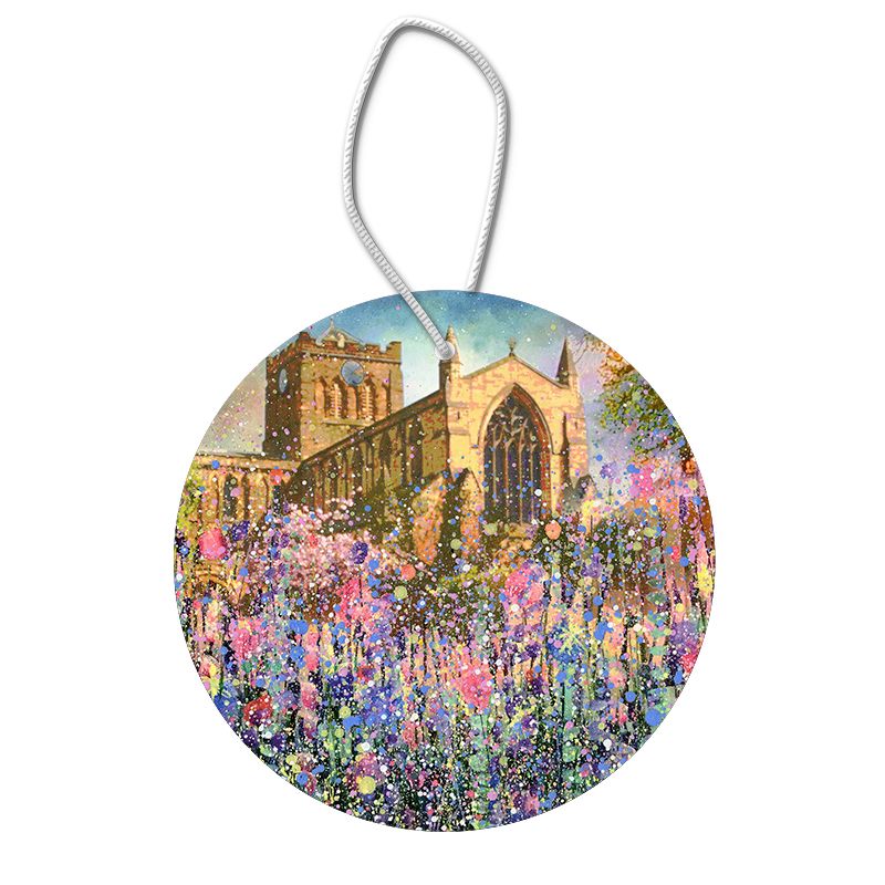 Hexham Abbey Hanging Pendant Decoration