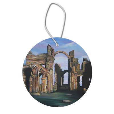 Lindisfarne Priory Hanging Pendant Decoration