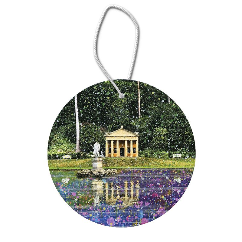 Temple of Piety, Royal Studley Water Garden Hanging Pendant Decoration