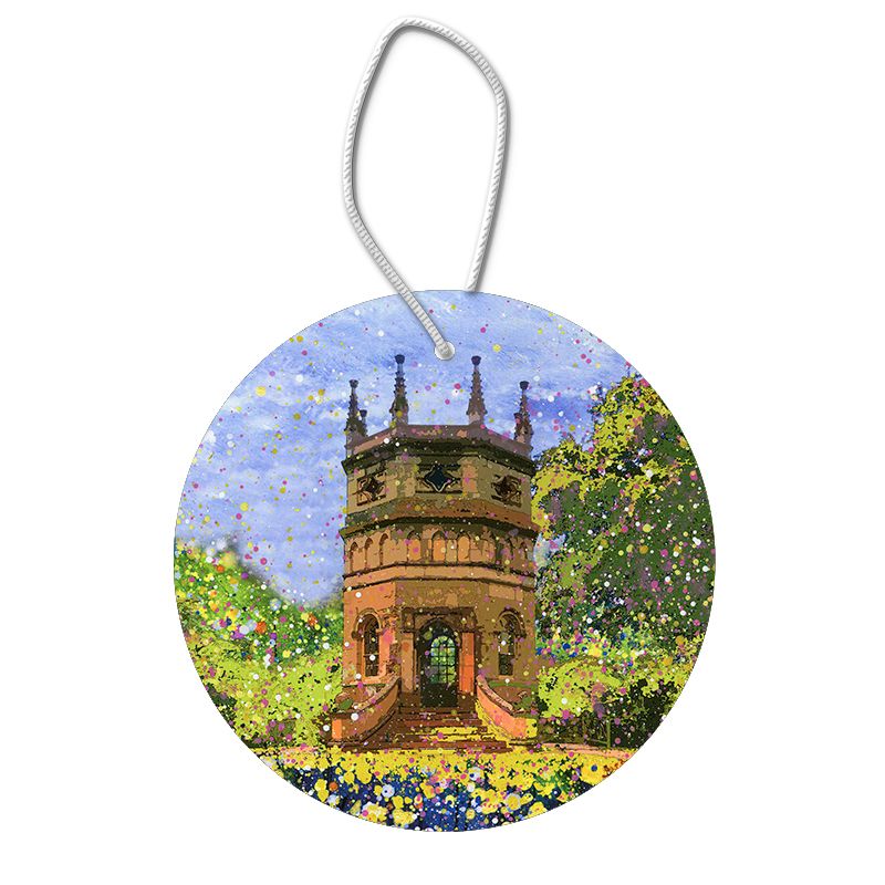 Octagon Tower, Fountains Abbey Hanging Pendant Decoration