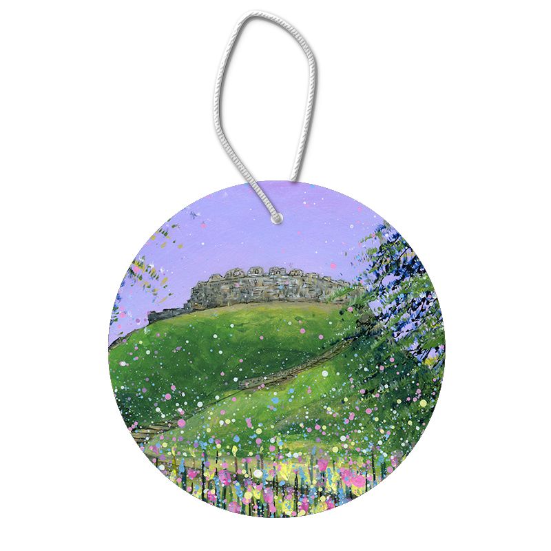 Totnes Castle Hanging Pendant Decoration