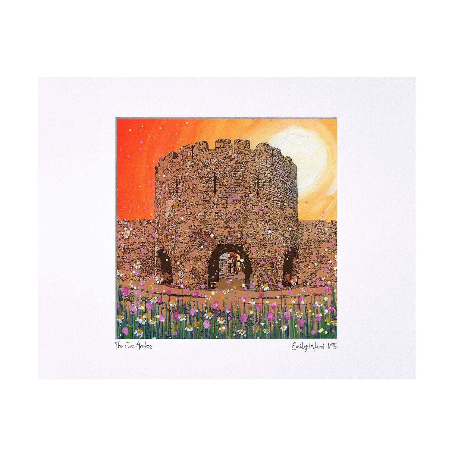 Five Arches, Tenby Limited Edition Print