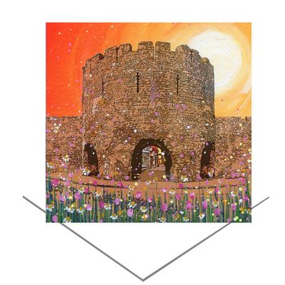 Five Arches, Tenby Greeting Card