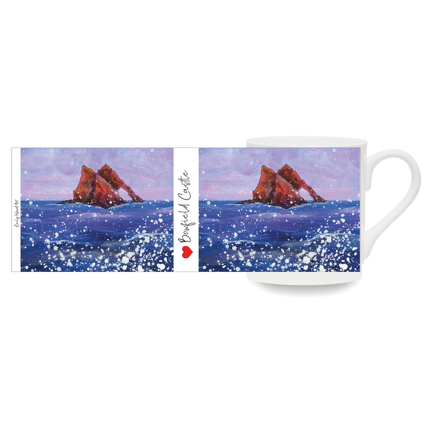 Bow Fiddle Bone China Cup