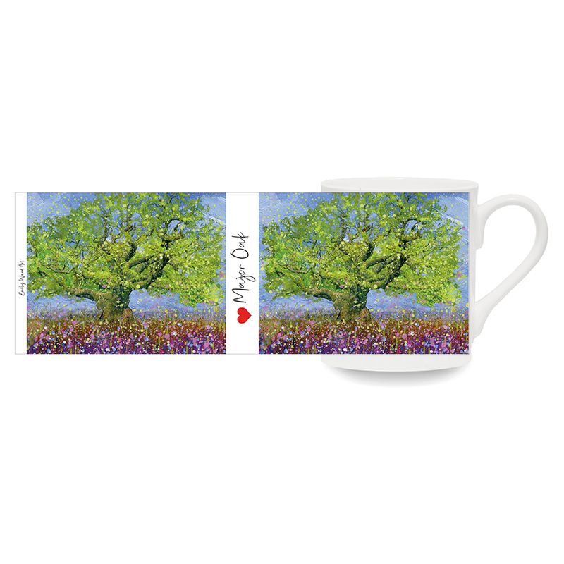 The Major Oak, Sherwood Forest Bone China Cup