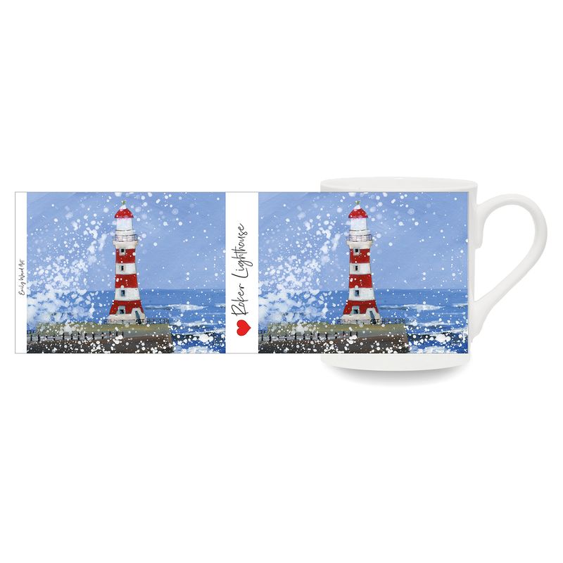 Roker Lighthouse Bone China Cup