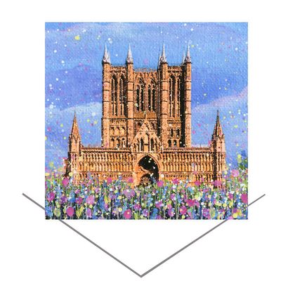 Lincoln Cathedral Greeting Card