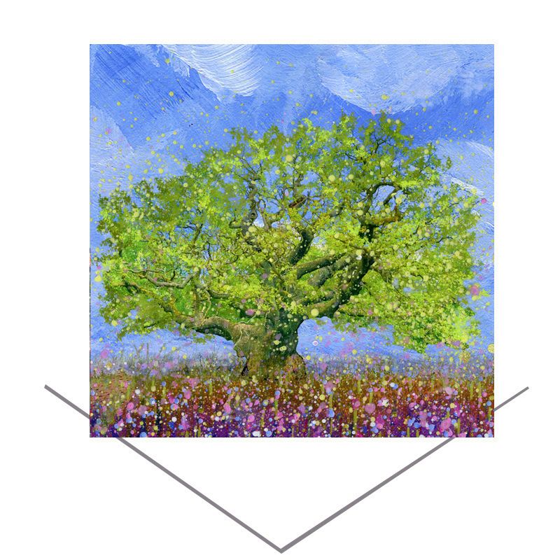 The Major Oak, Sherwood Forest Greeting Card
