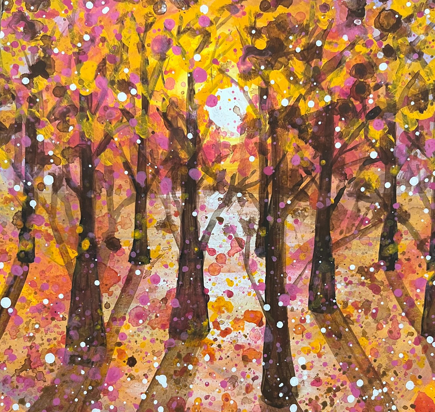Whimsical Woodland Original Painting