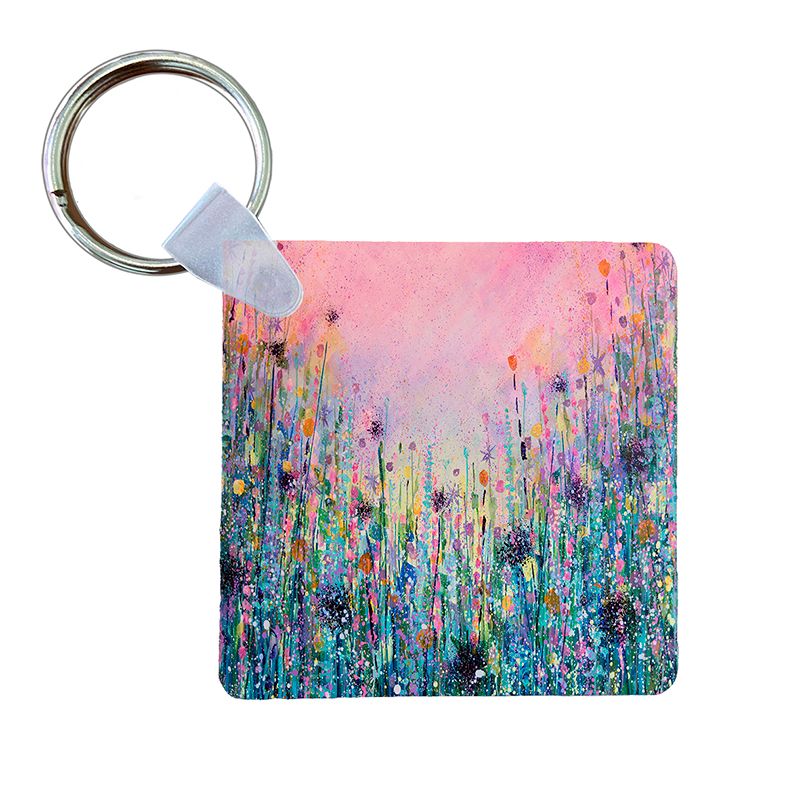 Flowers Meadow Keyring