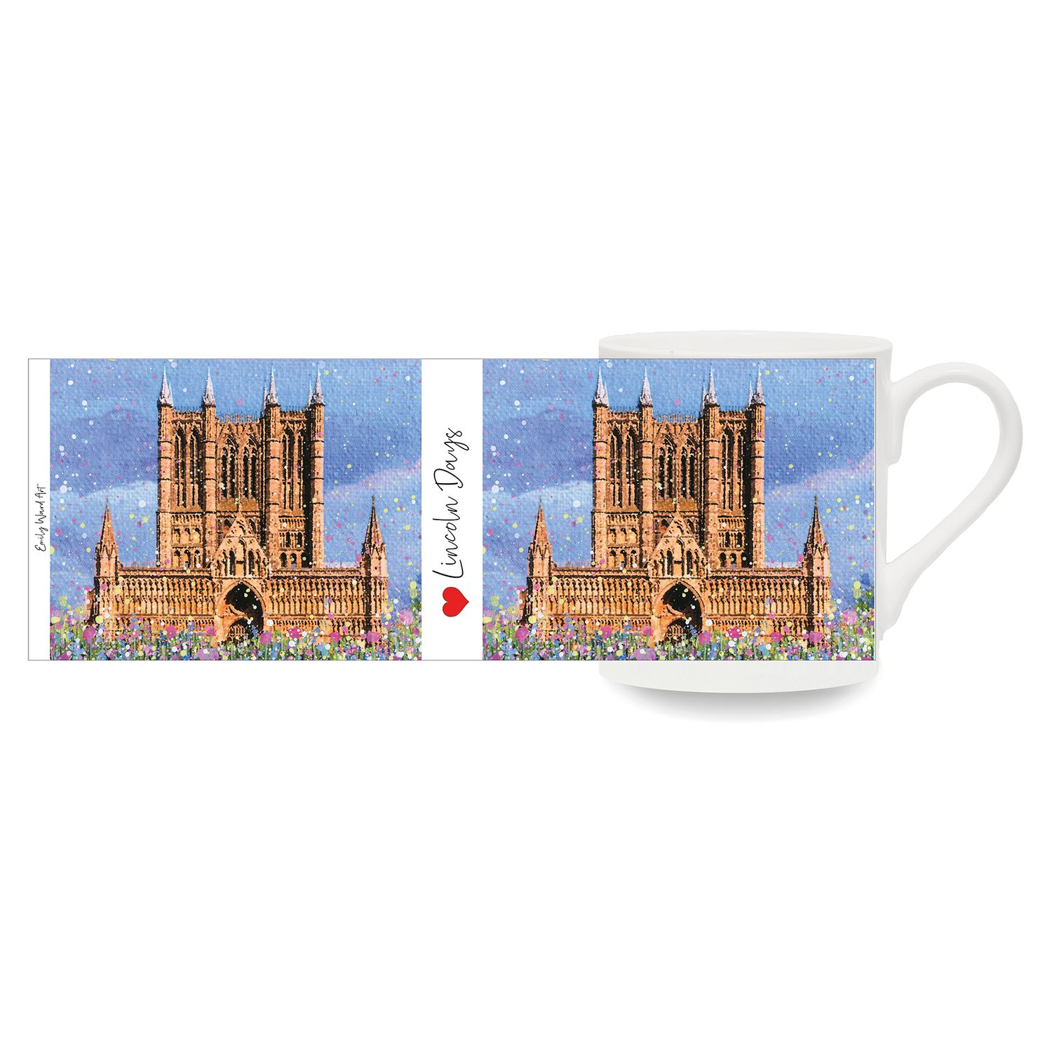 Lincoln Cathedral Bone China Cup