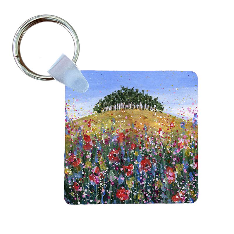 Over the Hill keyring