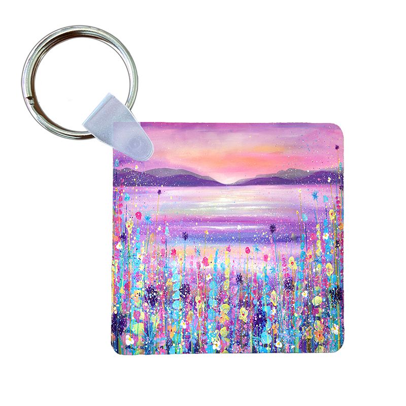 Purple Mountains keyring