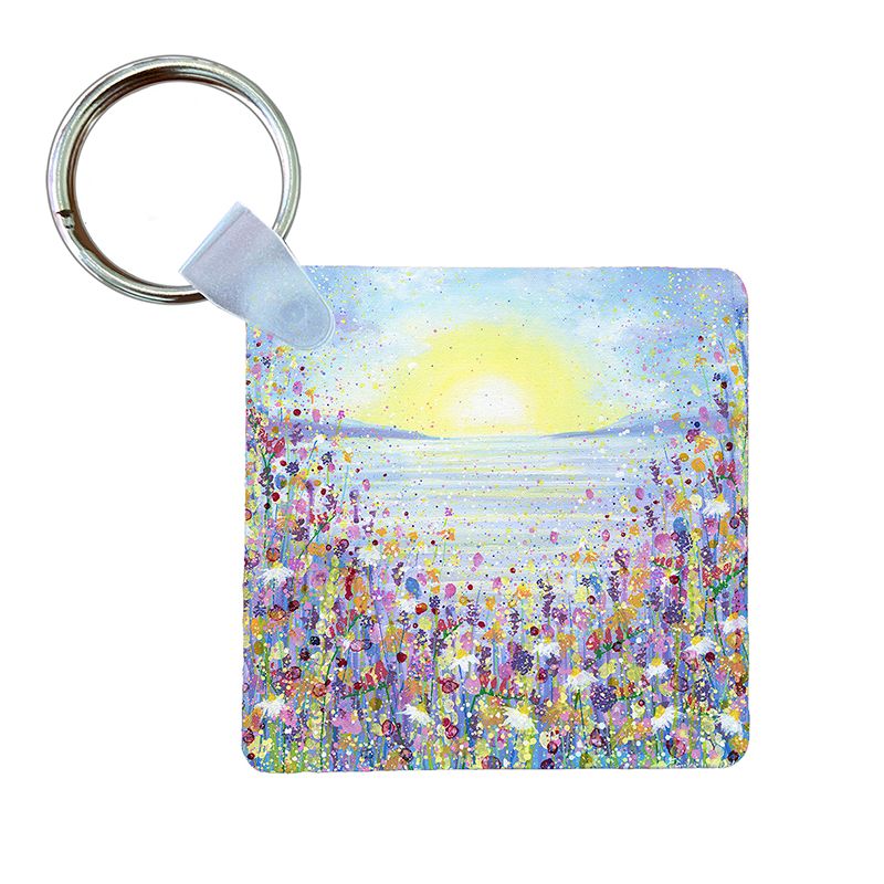 Rising sun keyring