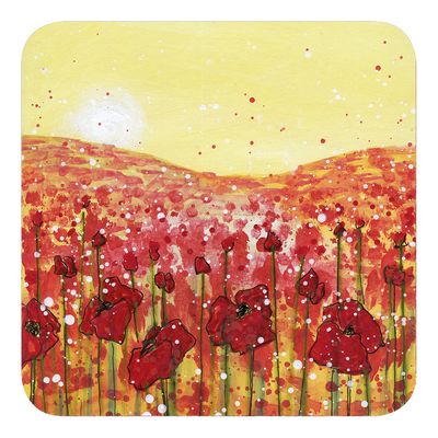 Poppies in the sunshine Magnet