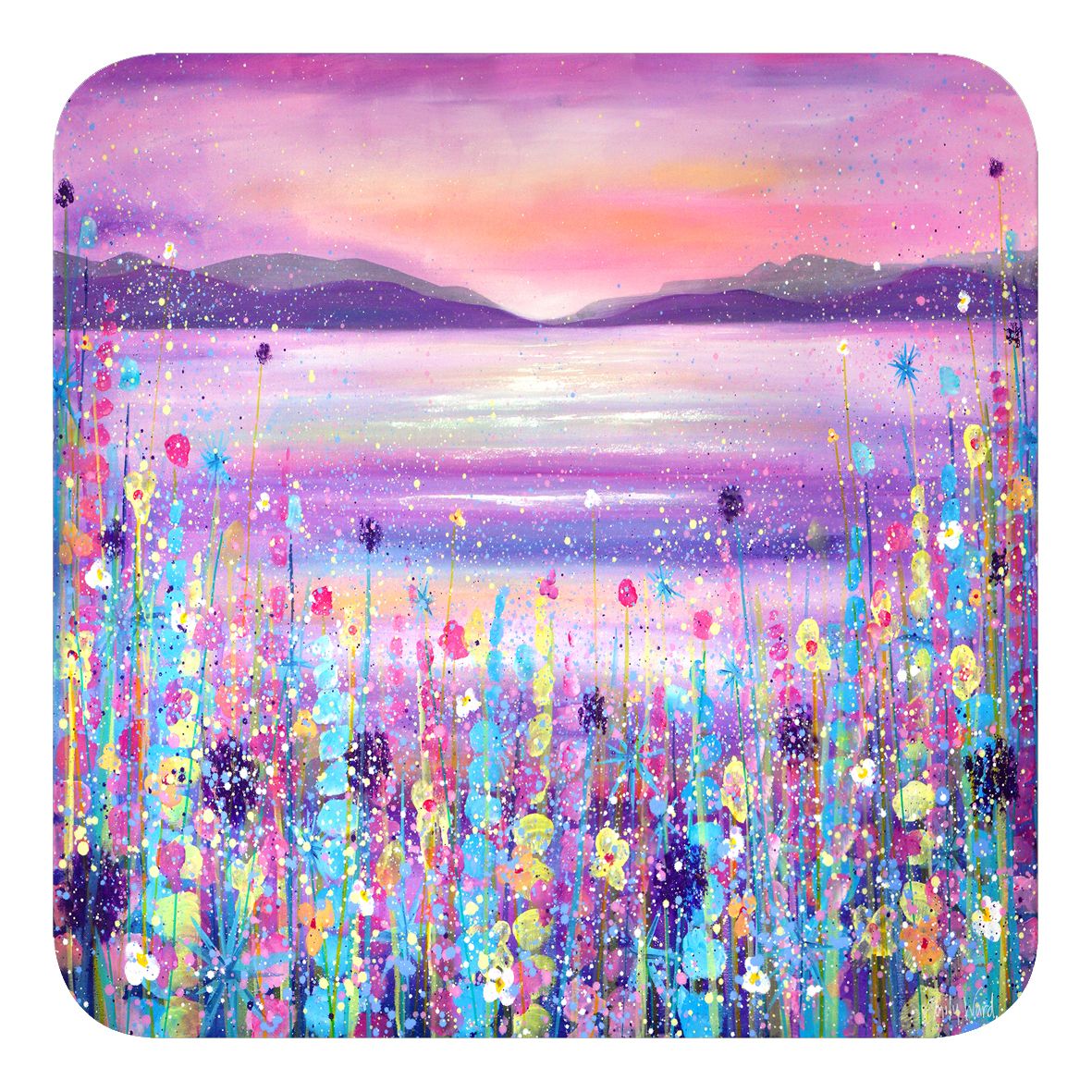 Purple Mountains Magnet