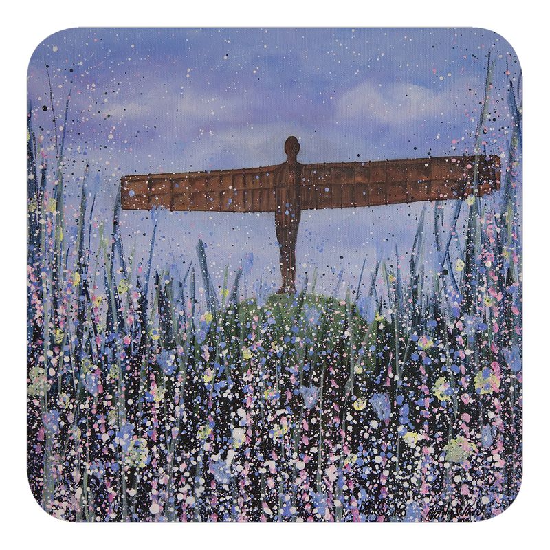 Angel of the North Flowers Magnet