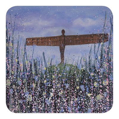 Angel of the North Flowers Magnet