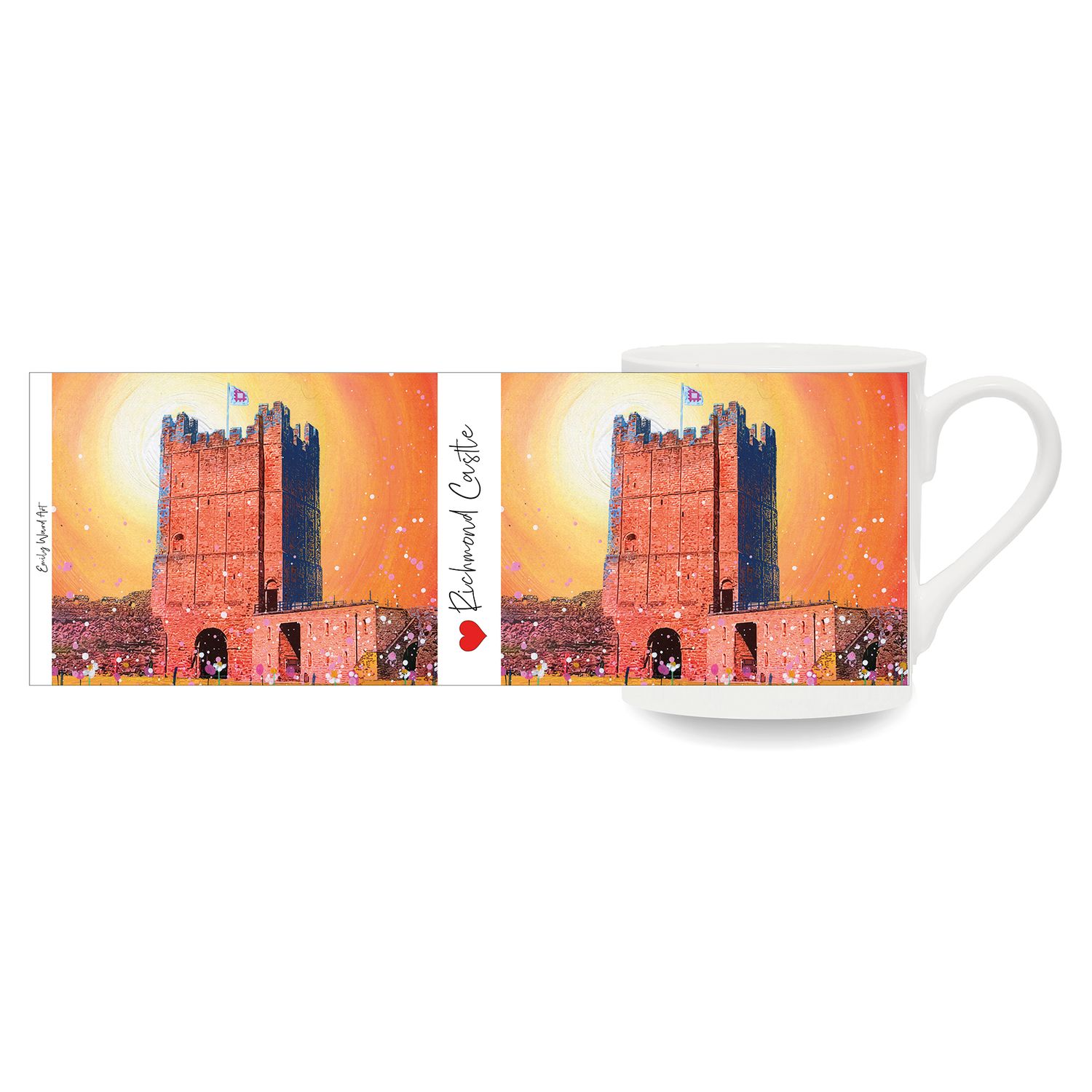 Richmond Castle Bone China Cup
