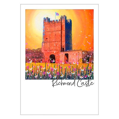 Richmond Castle Postcard