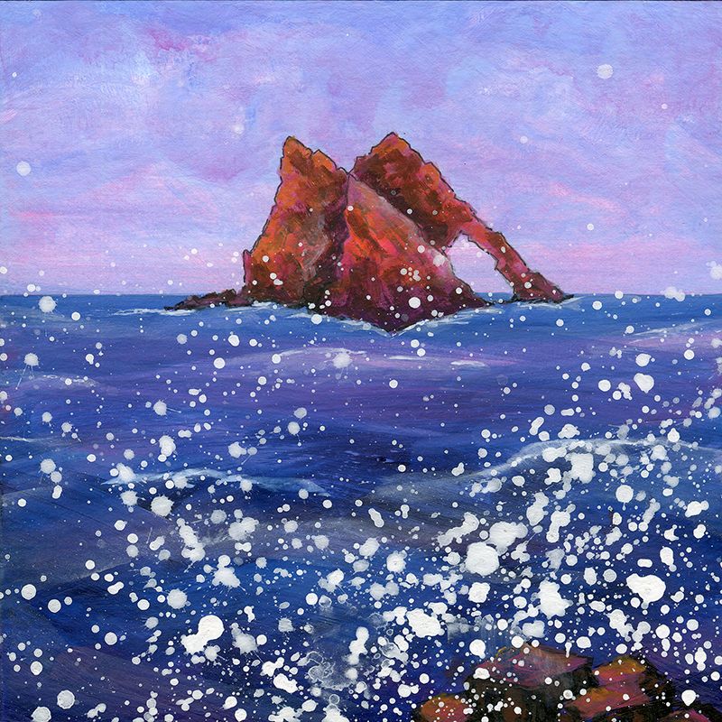 Bow Fiddle Rock Canvas Print