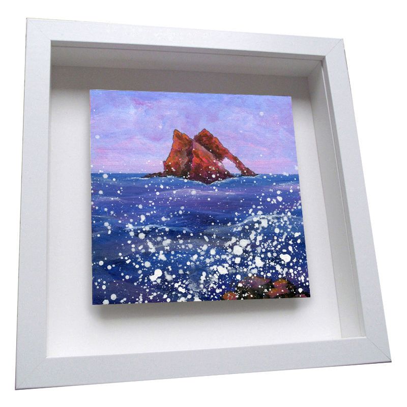 Bow Fiddle Rock Framed Ceramic Tile