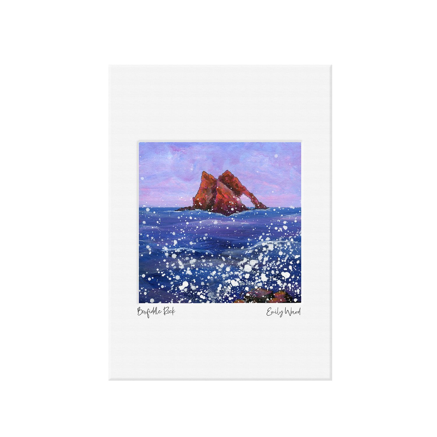 Bow Fiddle Rock Open Edition  Print A4