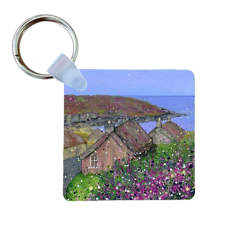 Gerrannan Blackhouses, Isle of Lewis Keyring